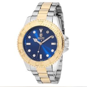 Invicta Blue and Gold Men's Watch